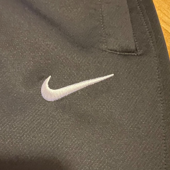 Nike Dri-Fit Jogger Athletic Pants Zippered Tech Pocket Black - Picture 3 of 11
